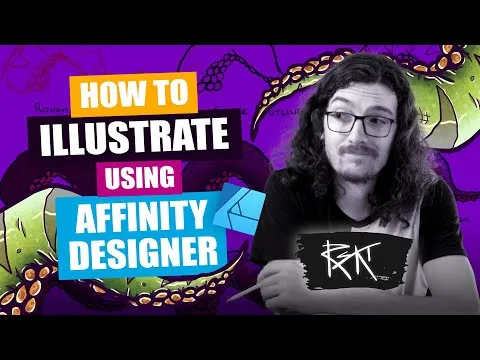 How to illustrate using Affinity Designer - Complete Workflow!