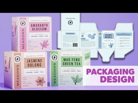 Product Packaging Design (Full Process) + 3D Mockups