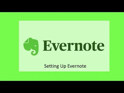 Evernote Basics - Part 1 
