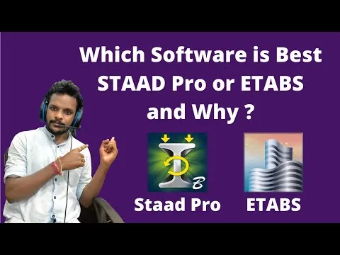 Staad Pro software or ETABS Software Building design Civil Engineering online course G+1