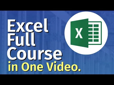 Microsoft Excel Tutorial for Beginners Excel Training FREE Online Excel course