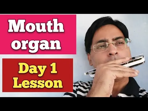 Mouth organ Day 1 lesson& Harmonica basic Day 1 tutorial& Mouth organ first lesson&Harmonica lesson