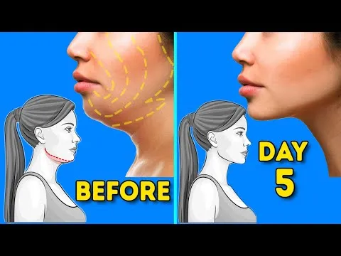 DOUBLE CHIN FAT & FACE LIFT 5 DAYS FACE WORKOUT