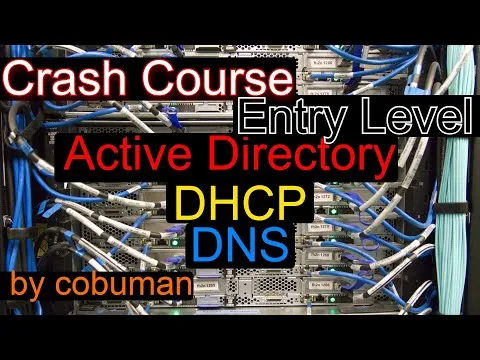 Crash Course Active Directory DHCP & DNS for Entry Level Tech Support