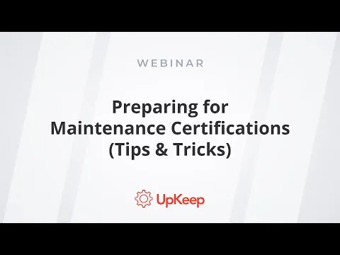 Preparing for Maintenance Certifications (Tips & Tricks)