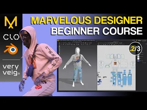 Marvelous Designer Beginner Course - Part 2 - Creating an Outfit
