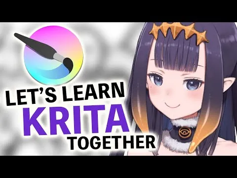 DRAWING Lets Learn Krita Together!!