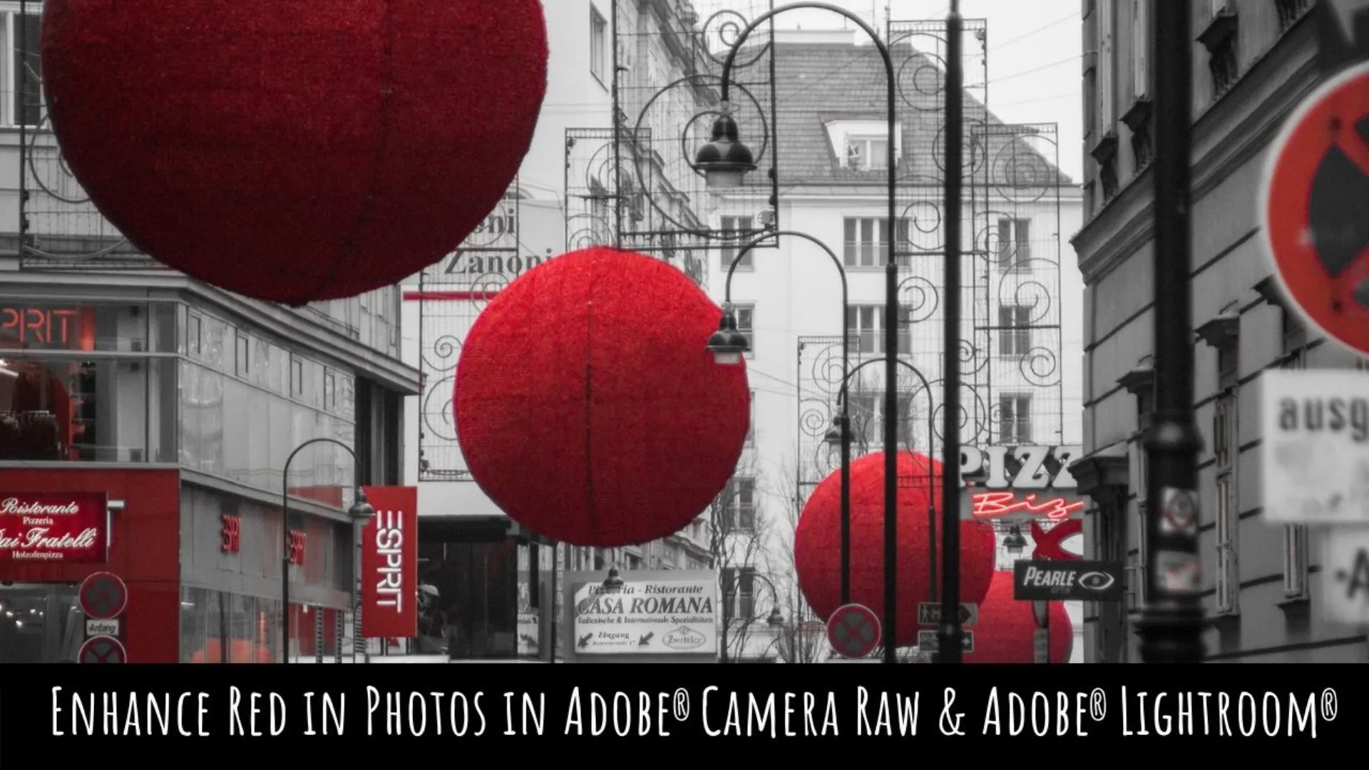 Enhance Red in Your Photos in Adobe Lightroom & ACR - A Graphic Design for Lunch Class