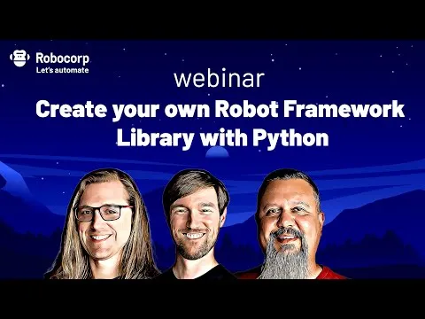 Create your own Robot Framework Library with Python
