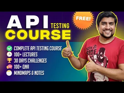 FREE Complete API Testing Course 150+ Videos (with API Automation) Learn API Testing from Scratch