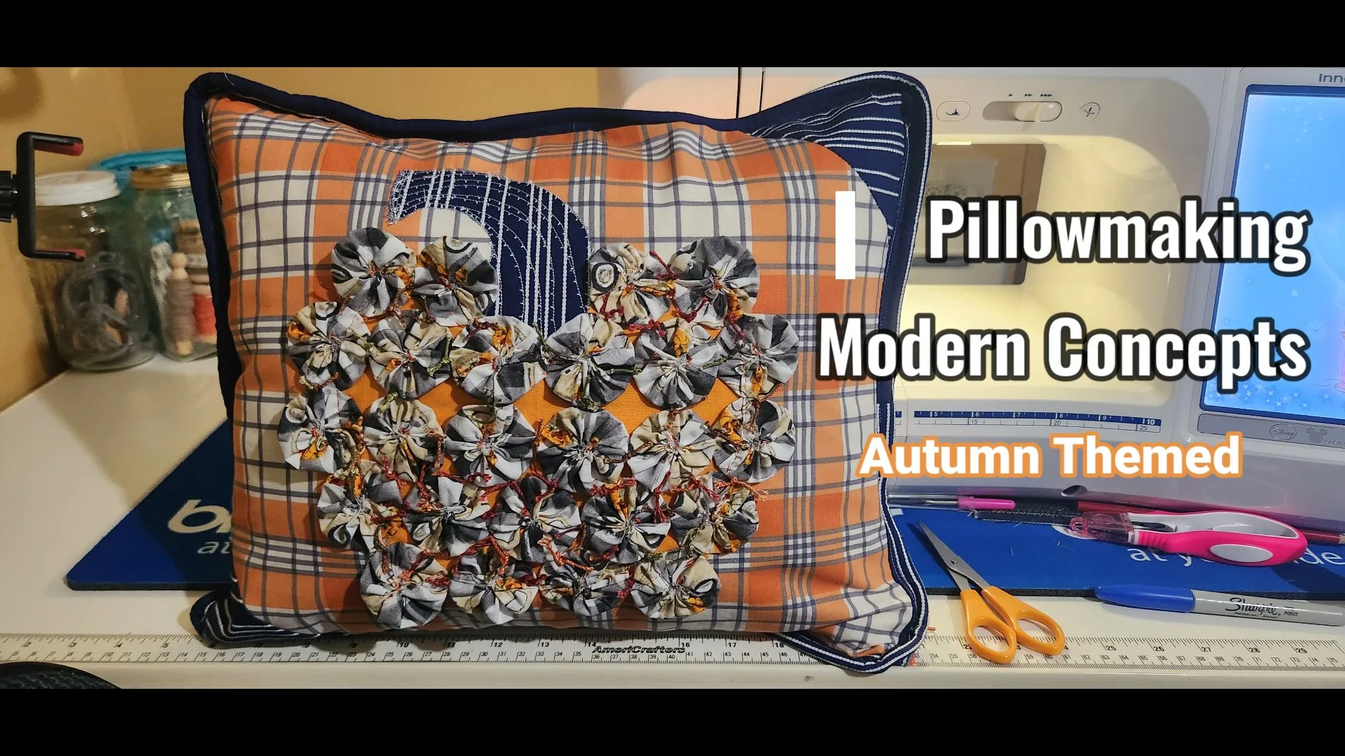 Pillow Making with Modern Concepts - Custom Created Decor Autumn Themed