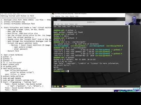 2 DevNet - Getting started in Linux and Python - Part 1