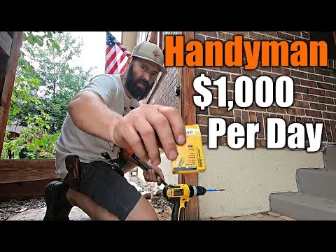 Handyman Easily Makes $1000 Per Day Easy Money What He does THE HANDYMAN