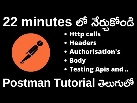 Postman tutorial full course API Testing with Postman for beginners in Telugu 2023