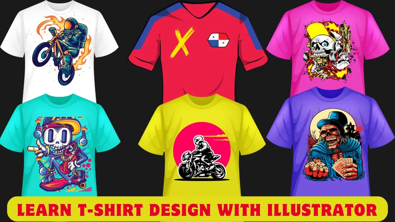 Learn T-Shirt Design Using Adobe Illustrator