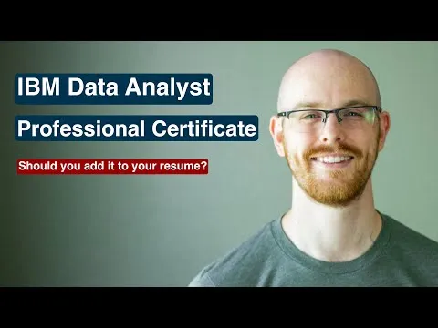 IBM Data Analyst Professional Certificate by Coursera Is it Worth it?