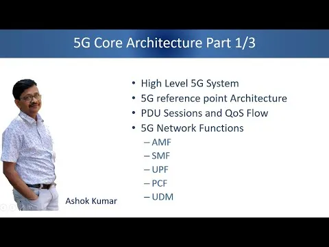 5G Core Architecture Part 1 Live Session on 6th April 2021