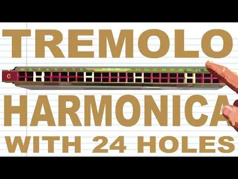 How to Play a Tremolo Harmonica with 24 Holes