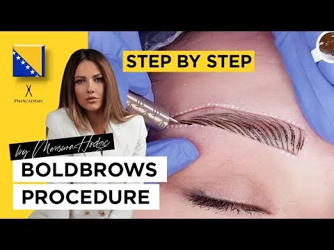 Bold Brows training - Step by Step Microblading course Bold Brows Certification by PhiAcademy