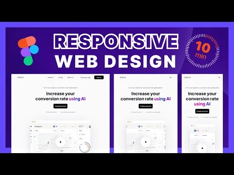 Make Your Web Design Responsive in 10 Minutes Figma Tutorial