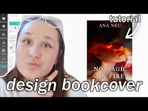 HOW TO DESIGN A BOOK COVER for YOUR novel! *FREE* EASY TUTORIAL!