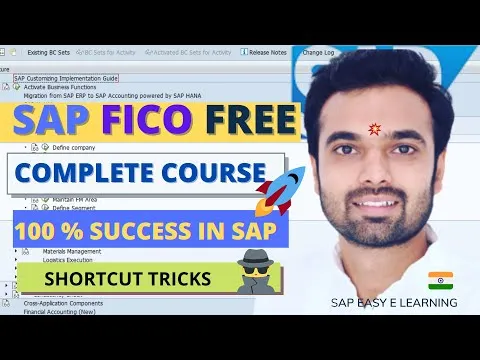 SAP FICO full video tutorials SAP FICO training 2023 SAP FICO HANA Video Based Course