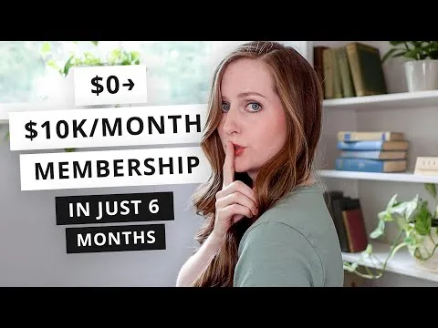 How I Started a $10K&month Membership Site in 6 Months