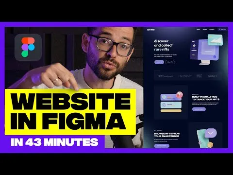 Figma tutorial for Beginners: Complete Website from Start to Finish