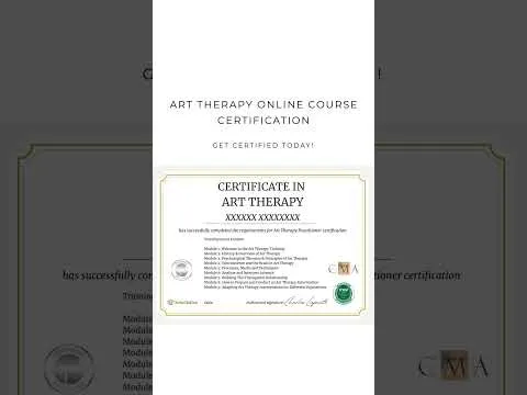 Art Therapy Online Course Certification