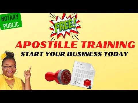 Apostille Training Step by Step & General Notary Work
