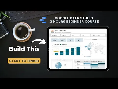 FULL Google Data Studio Course (2023)  rebranded to Looker Studio) [Compilation]