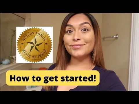 How To Become A Texas Notary Public & steps supplies & work from home opportunity!