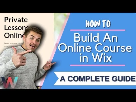 How To Create An Online Course in Wix A COMPLETE Guide 2021