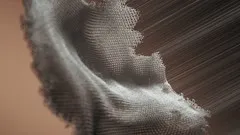 Knitting simulation with Cinema 4D