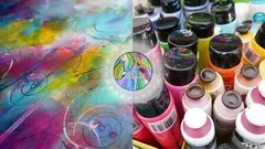 Mixed media painting workshop for beginners (Let Loose!)