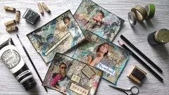 Introduction to Mixed Media - Creating Mixed Media Postcards