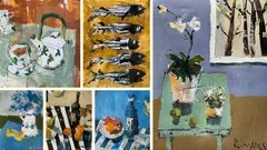 Abstract Still Life Painting Demonstrations
