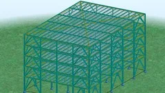 Robot Structural Analysis (Steel building)