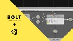 Create a Start Menu with Bolt in Unity using State Graphs