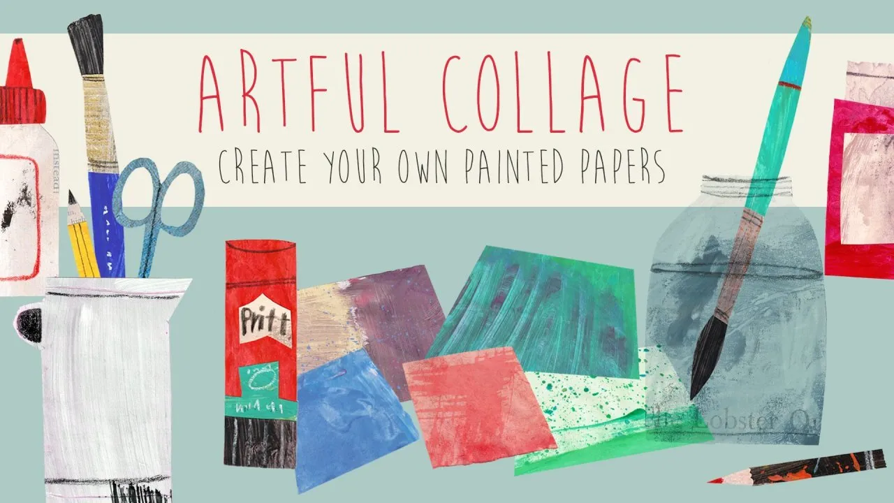 Artful Collage - Create your own painted papers