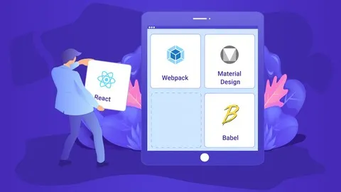 Learn ReactJS with Webpack 4 Babel 7 and Material Design