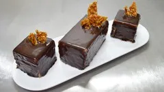Banana Chocolate Entremet Cake Recipe
