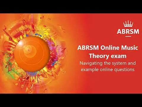 Online Music Theory Exam - Navigating the online system and example online questions
