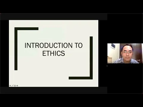 Ethics 101 Lecture 1: Introduction to Ethics
