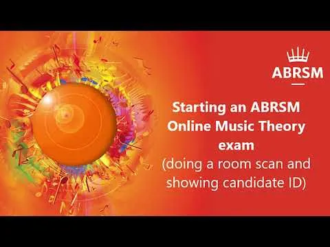 ABRSM Online Music Theory - Doing a room scan & showing candidate ID 開始考試，進行房間掃描及出示考生身份證明