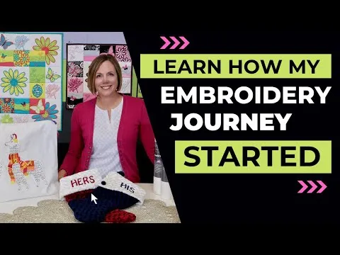 How My Embroidery Journey Started + NEW Machine Embroidery 101 Online Course!