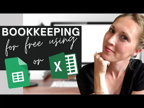 FREE TEMPLATE for a simple easy FREE way to do BOOKKEEPING Realistic Bookkeeping