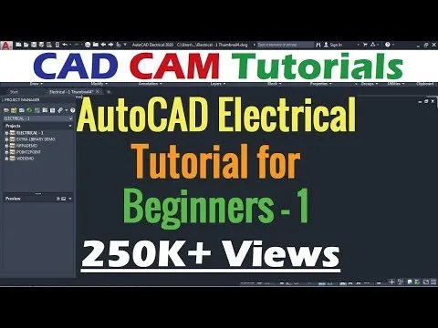 AutoCAD Electrical Tutorial for Beginners - 1