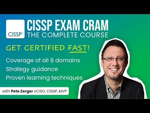(REPLACED! NEW VERSION IN DESCRIPTION) - CISSP Exam Cram Full Course (All 8 Domains) - 2022 EDITION!