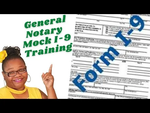 I-9 Form General Notary I-9 Online course now available buy today! Notaryeducatorsllccom